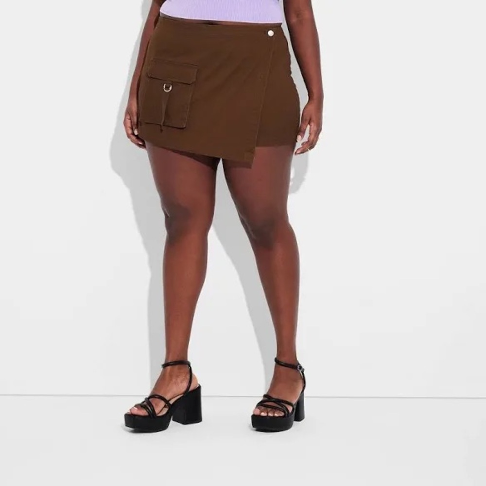 Brown skirt/shorts from a target brand